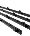 Heavy Duty Reinforced Nylon Gear Rack Kit Built Tough For Sliding Gate Openers 4 Piece Pack With Mounting Hardware