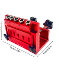 Adjustable Pocket Hole Jig And Precision Woodworking Guide Crafted From Heavy Duty Aluminum Alloy for precise angle drilling.