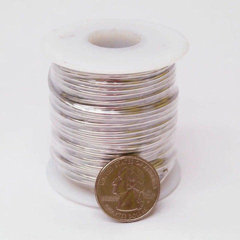 14 Gauge Pre Tinned Copper Wire 1 Pound Spool One Sixteenth Inch Diameter About 350 Feet Long Solder Ready Tin Coated Conductive Wire