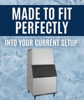 Five Pack Water Supply Spray Guide Replacement Fits Various Commercial Ice Maker Models Like Km 1200 And Km 1300 Series Keeps Things Running Smooth Without Any Hassle With Durable Build For Long Lasting Use, commercial ice maker shown
