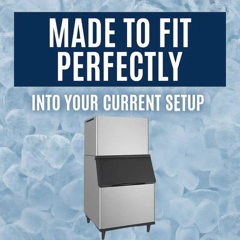 Five Pack Water Supply Spray Guide Replacement Fits Various Commercial Ice Maker Models Like Km 1200 And Km 1300 Series Keeps Things Running Smooth Without Any Hassle With Durable Build For Long Lasting Use, commercial ice maker shown