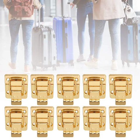 Stainless Steel Toggle Latch Kit With Easy Lift Arm Golden Finish Heavy Duty Box Latch for suitcase cabinet closure