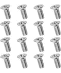 16Pc Stainless Steel Car Brake Disc Rotor Screws Kit For Front And Rear Rotors Retaining Bolts Auto Replacement
