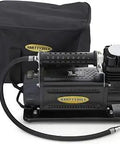 Air Compressor 5.65 CFM SB2781 Shop Powerhouse with storage bag and 24 ft quick release hose