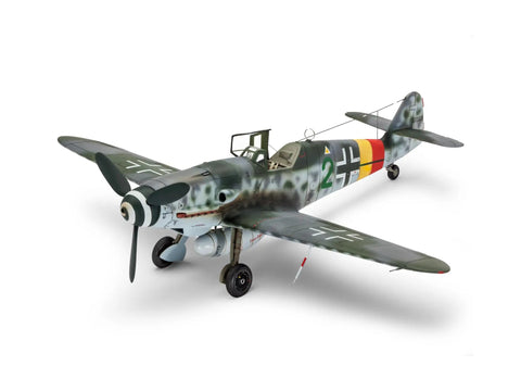 Messerschmitt BF 109 G10 Model Airplane Kit In 1 To 48 Scale With Movable Propeller 40 Parts Skill Level 4 Detailed Cockpit