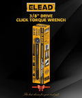 3/8 Inch Drive Click Torque Wrench With Dual Range Scale, 10-80 Ft-Lb And 13.6-108.5 Nm, Laser Engraved Readout in box