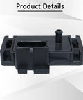 Map Sensor Replacement For Chevy GMC Buick Cadillac Vehicles Direct Fit OE Replacement For Plug And Play Manifold Absolute Pressure Sensor Improves Idle Fuel Trim And Throttle Response, black plastic