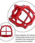 Bad Boy Fire Sprinkler Head Guard Cage To Dodge Dents And Kick Damage Real Quick On 3 34 Inch Fixtures, red steel design.