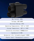 CCS2 To CCS1 EV Charger Adapter With DC And AC Dual Modes Bringing Hella Fast Charging Up To 1000V And 400A detailed view.
