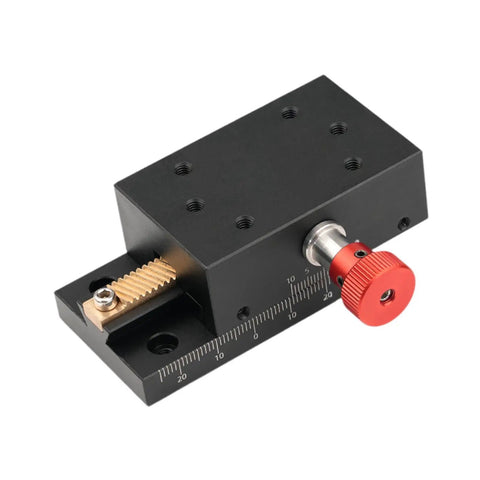 Go To Manual Precision Linear Stage For X Axis With 40mm Stroke Translation Slide Gear Drive Fine Tuning For Machinery And Inspection Devices