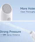 Ultra Compact Portable Bidet With High Pressure Water Spray Rechargeable Electric Travel Bidet spray holes and water pressure display
