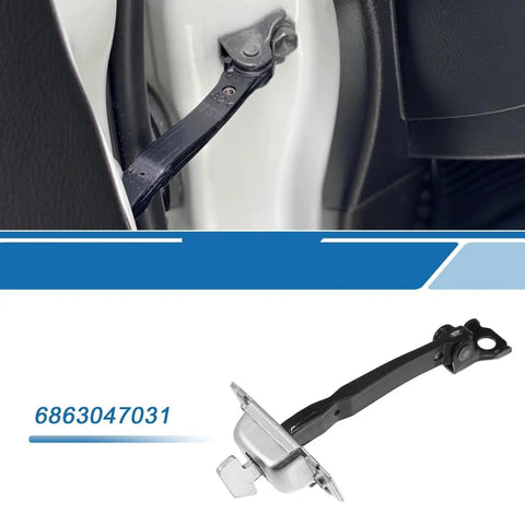 Rear Door Check Hinge Replacement For Prius 2011 2012 2013 2014 2015 with stop strap, solid metal ABS construction