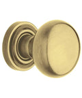 Lock Estate Door Hardware Set With Satin Brass Brown Finish, Lock Trim And Knob X Less Rose Featuring Durable China Made Knob Pack