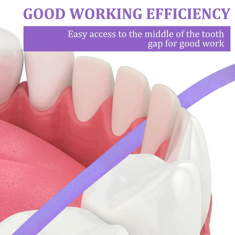 Close-up of coarse purple strip from Dental Polishing Strips Set Three Rolls 4mm By 600mm For Pre Polishing Polishing And Shaping