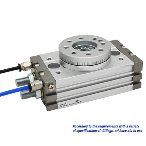 Double Acting Pneumatic Rotary Cylinder Air Table Actuator For Precise Rotation And Lifting, MSQB MSQA Series