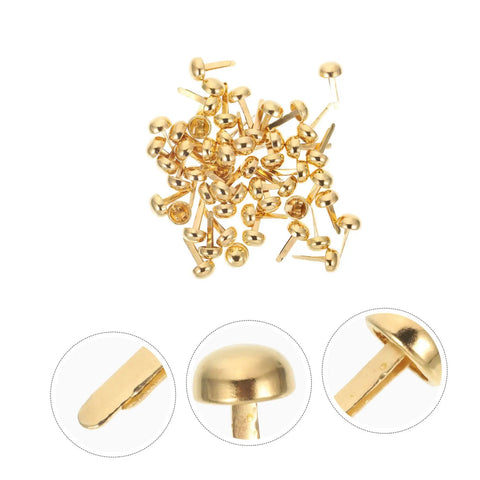 200Pcs Miniature Nails Tacks Pins Brads For Paper Crafts Scrapbooking Fasteners For Diy Projects Jewelry Box Nails Panel Assortment Set