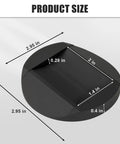 Size dimensions of Eight Pack Silicone Caster Cups For Furniture Stoppers Floor Safe Wheel Protectors For Sofas Beds And Chairs Prevent Scratches On All Floor Types No Slip Odorless Durable Solid Design Fits Most Casters