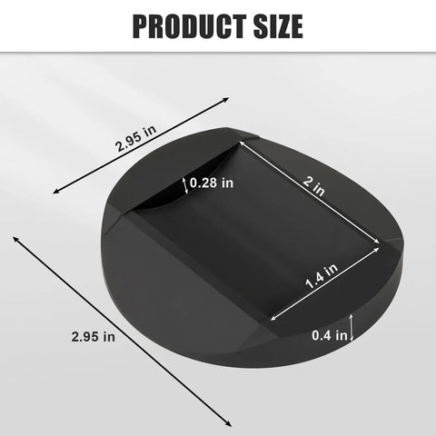 Size dimensions of Eight Pack Silicone Caster Cups For Furniture Stoppers Floor Safe Wheel Protectors For Sofas Beds And Chairs Prevent Scratches On All Floor Types No Slip Odorless Durable Solid Design Fits Most Casters