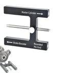 Go To Brake Booster Push Rod Adjustment Tool And Master Cylinder Length Gauge For A Precise Braking Pedal Feel Fits Most Boosters With Adjustable Pins Magnetic Ends For Easy Depth Checks And Setup, black anodized aluminum