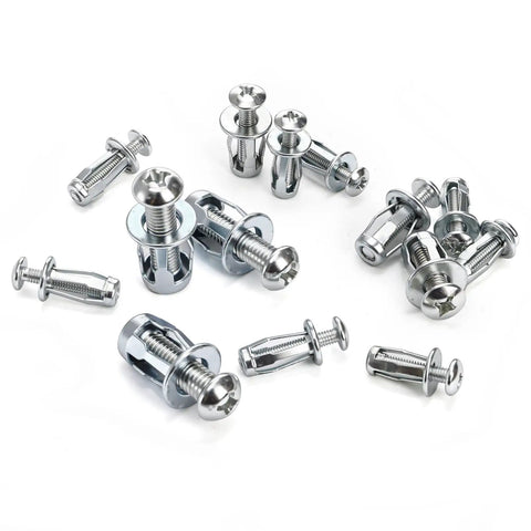Tough As Nails Expanding Drywall Plugs And Peanut Nut Kit, assorted zinc steel fasteners in various sizes for sheet metal.