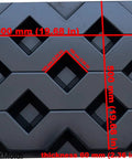 DIY Grass Concrete Molds For 19.68 Inch Square Paving Blocks 500x500x60 mm Reusable ABS Plastic Paver Mold