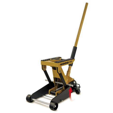4000 Lb 3 In 1 Garage Floor Jack With Tie Down Straps, All In One Lift For Cars Trucks Motorcycles ATVs And More From Five And A Half Inches Low To Maximum Height