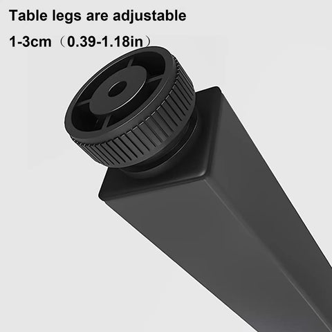 Adjustable leg mechanism of the No Sweat Setup Foldable Standing Desk With Truly Zero Assembly Required And Super Compact Home Office Workstation.