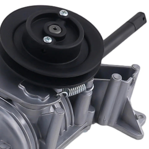 Beefed Up Transmission Assembly For Toro Timemaster 30 Inch Mowers Replacement Replaces 131-9665 120-5211 127-0656 130-2388 130-6670 With Pulley Included Heavy Duty Gearbox Upgrade, black metal gearbox with pulley