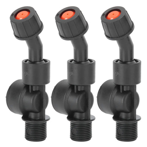 Three Pack G3/8 DN10 Spray Nozzles Durable Plastic Irrigation Sprayers For Fruit Trees And Crops Water Saving Easy Install