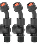 G3/8 DN10 Spray Nozzle Set for Agricultural Sprayers, Water Saving Irrigation Tool, 3 Pack Nozzles with adjustable connectors