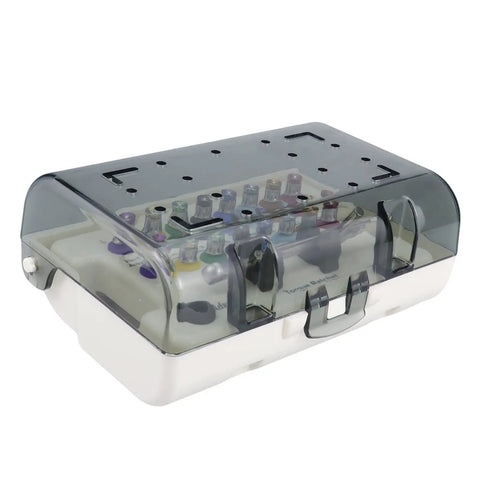 Pro Grade Prosthetic Torque Wrench And All In One Multi Driver Tool Kit for implant components in black and silver case