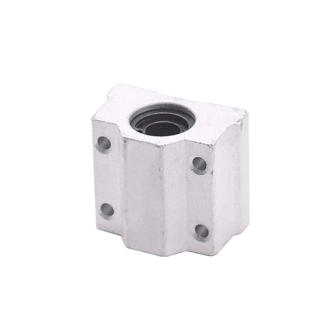 4 Pack Linear Bearings SCS12UU SCS16UU 12 16mm Length For CNC Parts And 3D Printer Components, aluminum housing linear bearing block