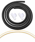 Complete Dishwasher Door Seal Kit With Bottom Gasket And Splash Shields Replacement Set To Stop Leaks And Restore A Tight Seal On Most Dishwashers Includes Door Seal Bottom Gasket And Splash Shield Parts shown.