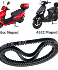 3 Pack Durable CVT Drive Belt 669 18 30 Replacement For GY6 49cc 50cc Engines with 49cc and 50cc Mopeds