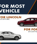 Image showing red Ford Escape 2013-2019 and silver Lincoln MKC 2015-2019 suitable for Beef Up Your Ride With This Pair Of Rear Complete Shock Absorber Kit For Ford Escape 2013 Through 2019 And Lincoln MKC 2015 Through 2019 Non Electronic Suspension Direct Fit.