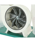 Heavy Duty 3 HP Dust Collector With Kickin Aluminum Impeller Generates 2300 CFM Shop Airflow single-phase motor and aluminum impeller.