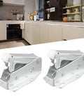 Push To Open Door Latch With Touch Catch Cabinet Hardware in kitchen scene, cold rolled steel spring mechanism visible