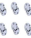 Zinc Alloy Flip Hinge 6 Pack 46 x 29mm 3.8mm Thick 90 Degree Folding Butt Hinge For Wardrobe, Drawer, Table