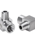 Heavy Duty Stainless Steel 304 90 Degree Street Elbow Fitting Pack Of Two One Eighth Inch NPT Male To One Eighth Inch NPT Female