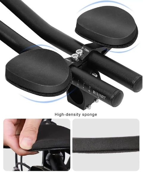 All Day Grip Aero Bar Foam Pad for MTB and Road Bikes close-up view of ergonomic pad with high-density sponge attachment.