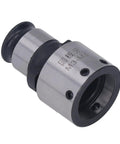 Sturdy Round Die Collet Chuck For Tapping Milling Works Securely Holds M3 M6 Dies With Hex Wrench Blackened Carbon Steel Tool.