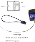 Ultra Lightweight 2.4Ghz 6CH AFHDS2 Receiver For RC Cars And Boats, showing diagram and wiring, with gyroscope details.