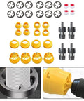 Workhorse Alloy Steel Pipe Threader For Internal Or External Cuts Fits Pvc Ppr Mpp Pipes Electric Drill Compatible No Nonsense Plumbing Kit with various components.