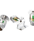 Five Piece Heavy Duty Fire Sprinkler Heads DN15 Side Discharge Threaded End chrome finish, designed for quick activation in emergencies.