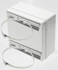 Pole Mounting Kits For Outdoor Electrical Boxes With Adjustable Clamps In 304 Stainless Steel, 50 To 200mm Range
