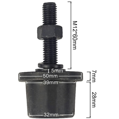 Dimensions of Beefy I Beam Trolley Rollers For Steel Channel Hoists With Universal Fit And Dual Bearings Pack Of 4 550 Lbs Each