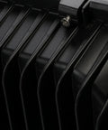 Close-up of the heat sink on the Built Damn Tough Heavy Duty LED Flood Light With Rock Solid Aluminum Body.