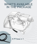 Tubing Adapter Replacement For AirSense 11 And AirCurve 11 CPAP Machines 5 Ft Silicone Tubing Included: adapter and hose