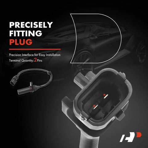 Engine Crankshaft Position Sensor Replacement For Hyundai Kia Dodge with 2-pin connector, precision fit plug