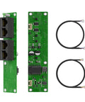 Premium Communication Interface Board For Smart Bms with dual Ethernet ports and cables for seamless battery integration.